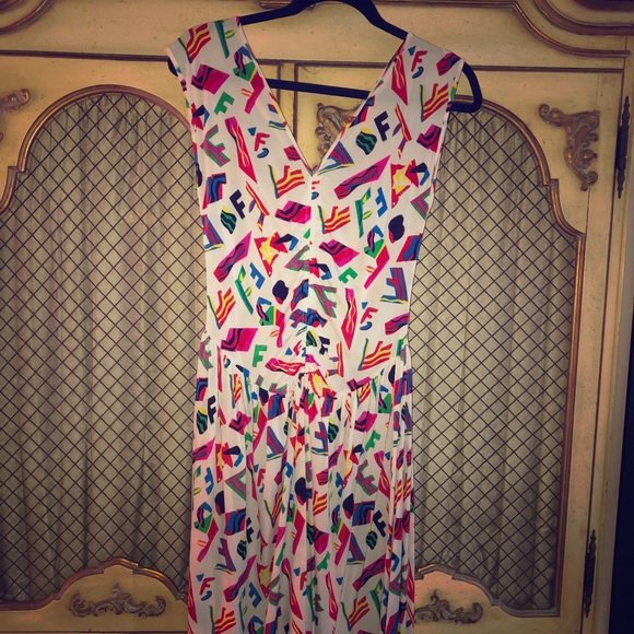 Fendi Dresses & Skirts - Vintage fendi multi color dress! Fendi Dresses & Skirts - Vintage fendi multi color dress!